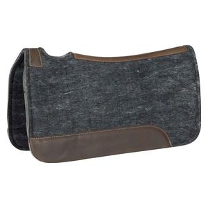 Blue Horse 1-in Gray Felt Contoured Horse Saddle Pad Mustang Manufacturing